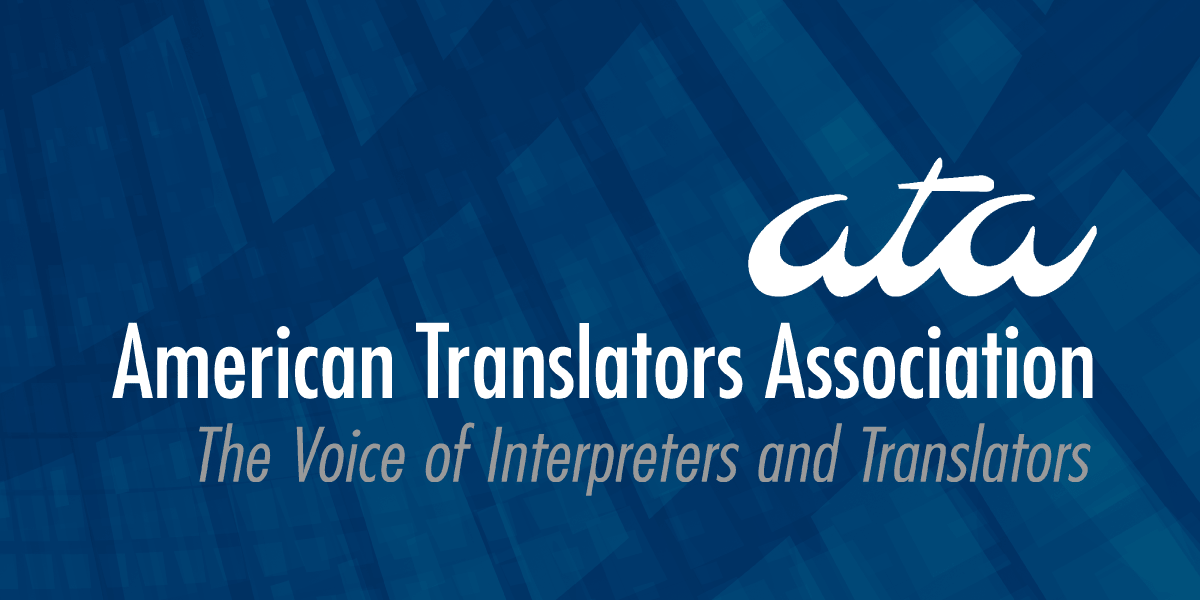 American Translators Association (ATA) logo